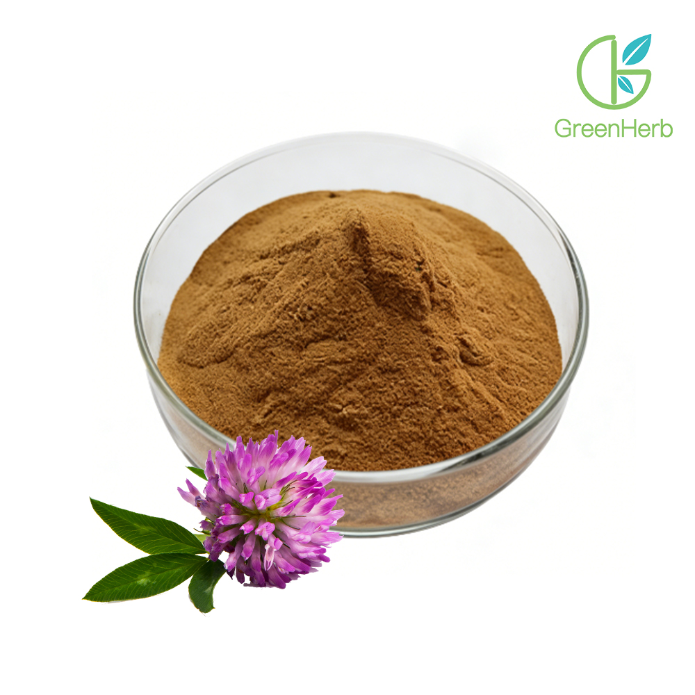 Red Clover Extract close-up texture detail Red Clover Extract close-up texture detail
